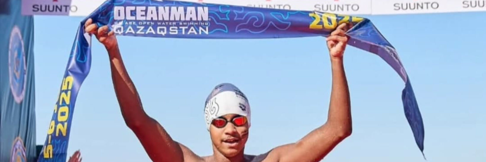 Oceanman Kazakhstan 2025: first in the 5 km and the 2 km