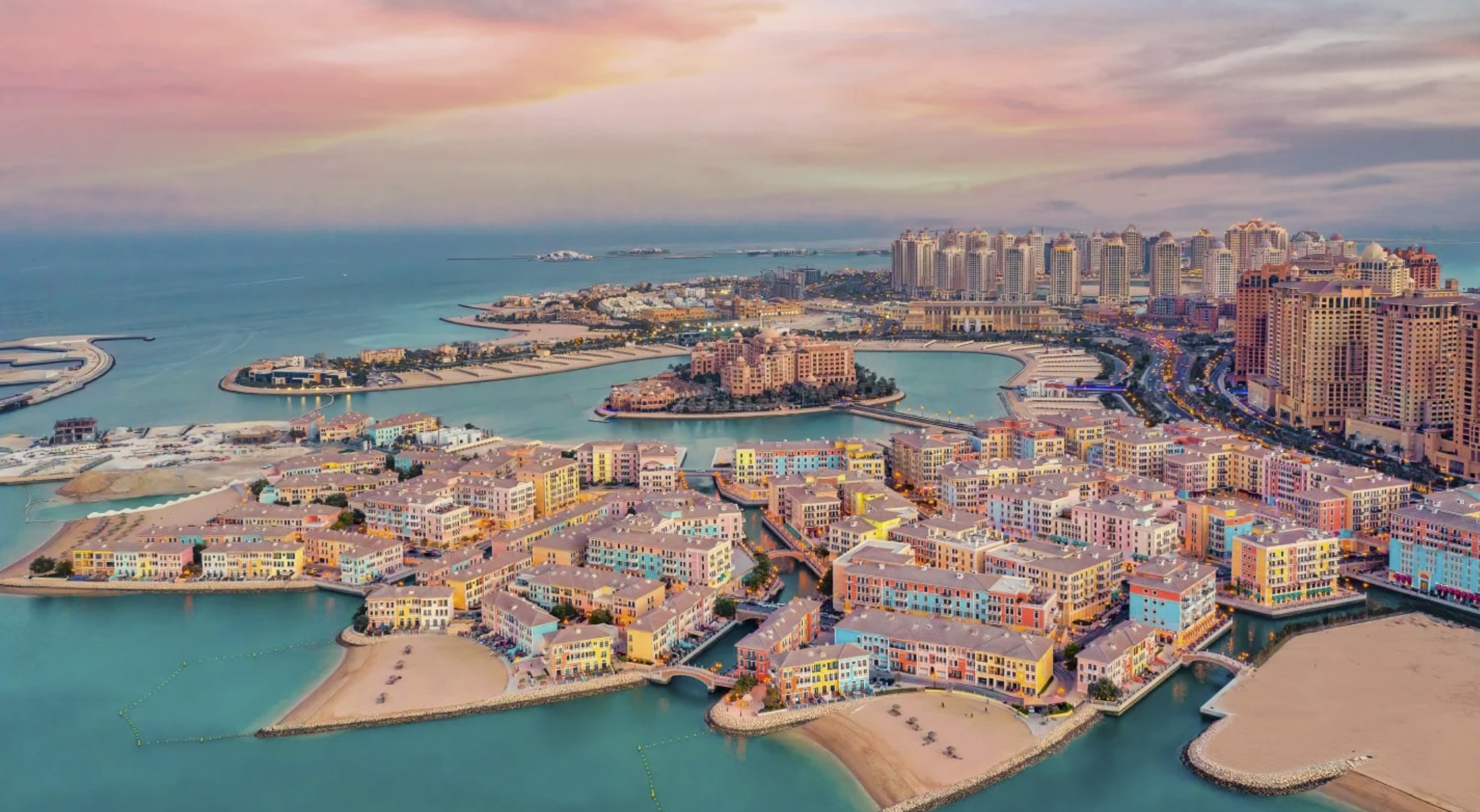 Qatar T100 Triathlon event banner