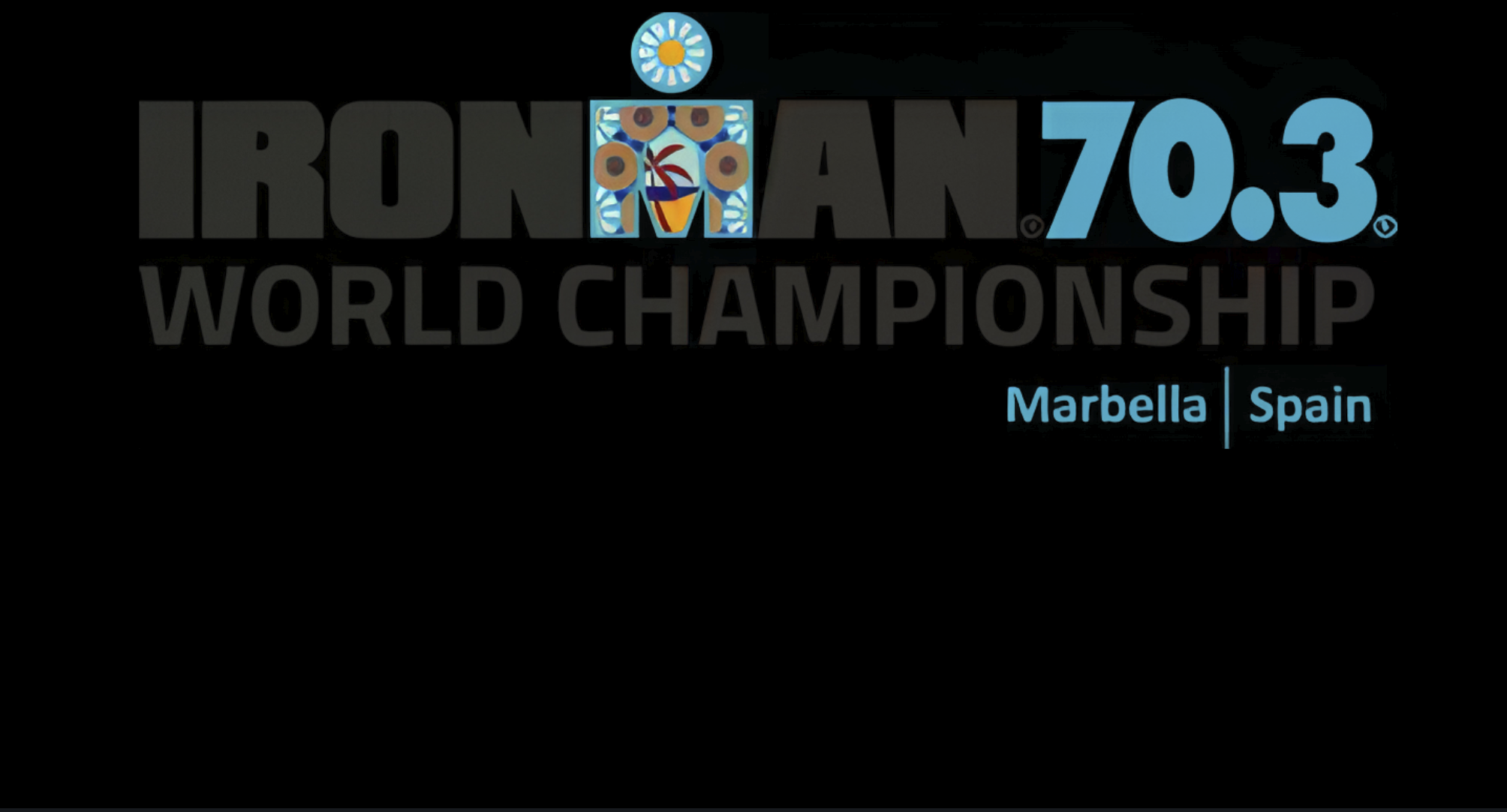 IRONMAN 70.3 World Championship Marbella event banner