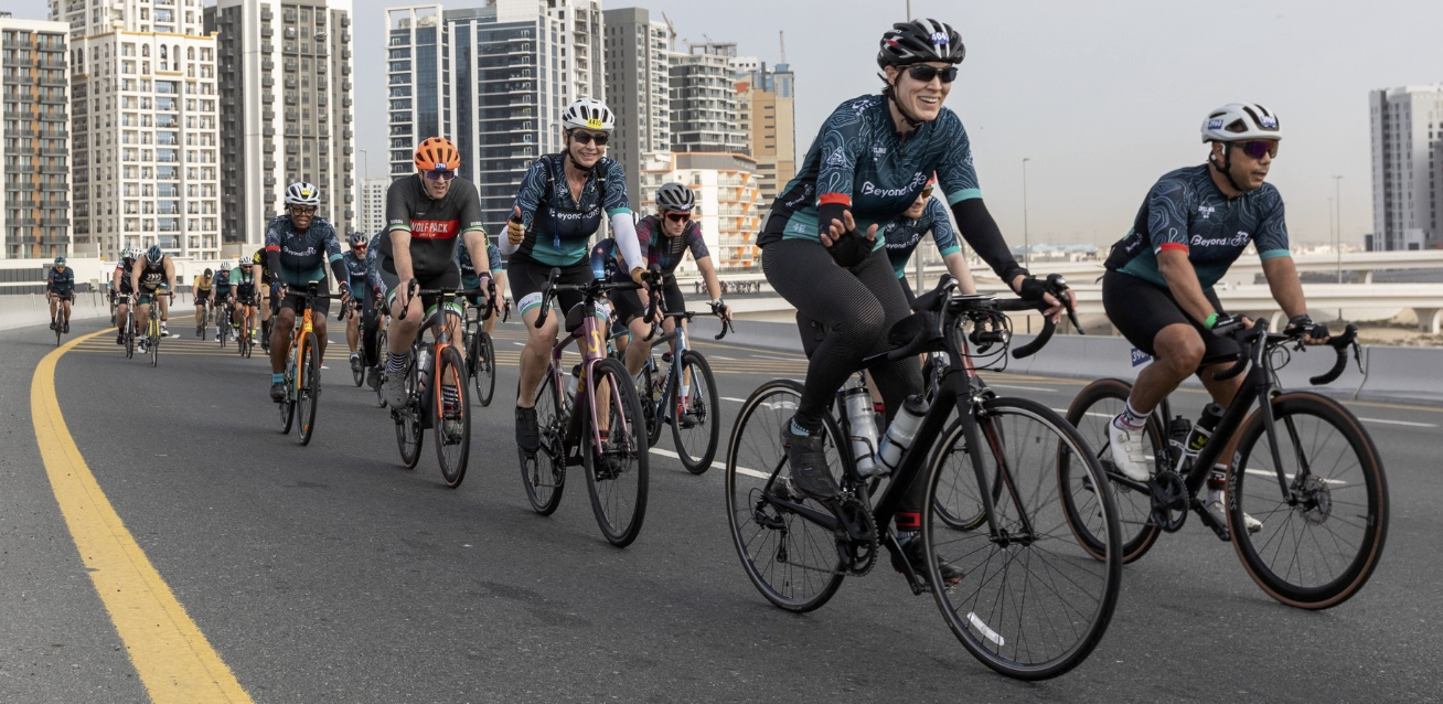 Spinneys Dubai 92 Cycle Challenge Built-Up Ride 1 event banner