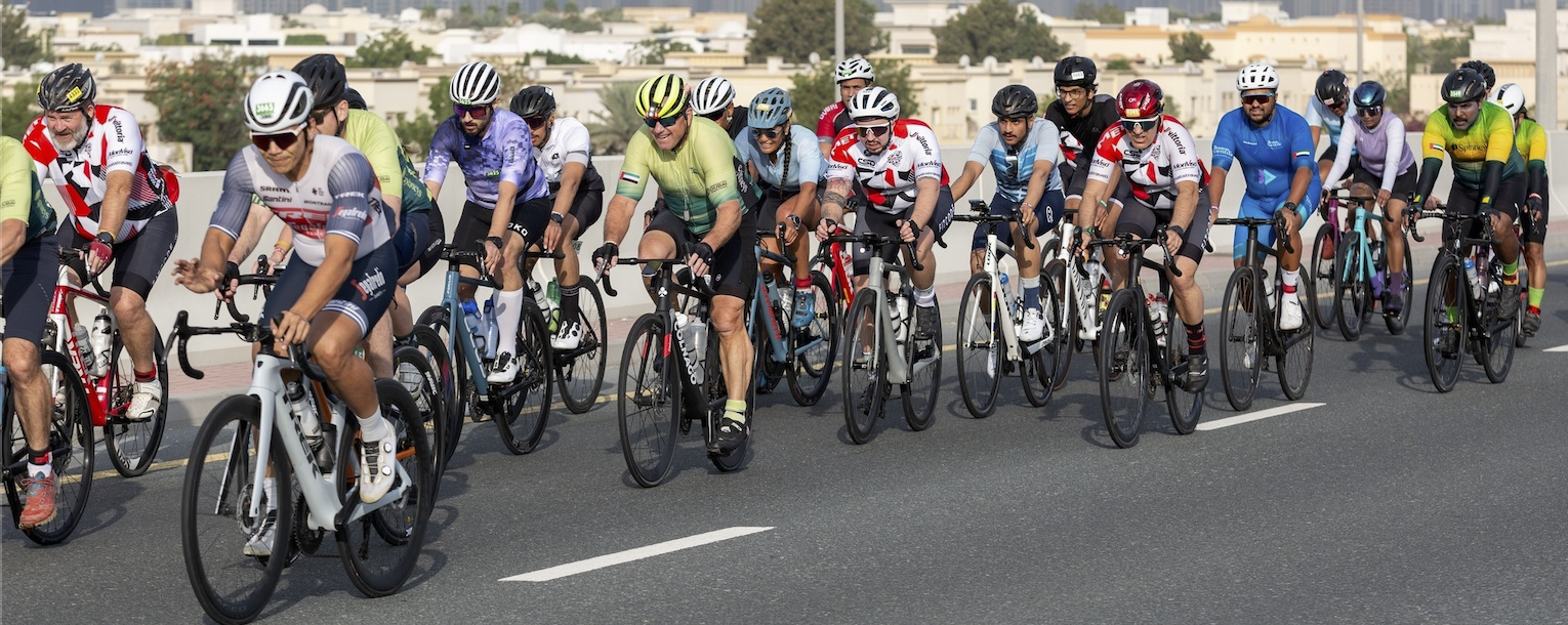 Spinneys Dubai 92 Cycle Challenge Built-Up Ride 3 event banner