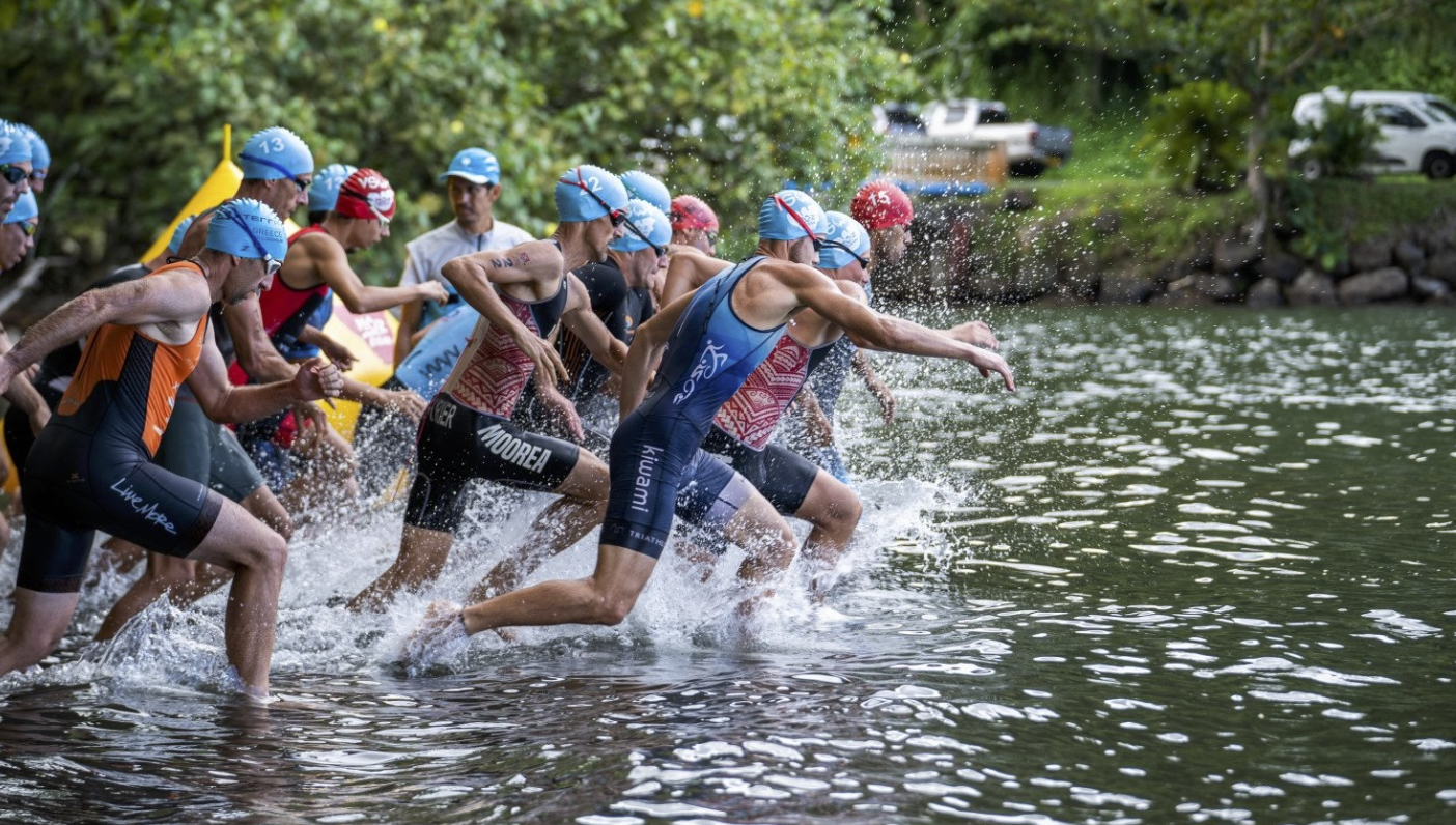 XTERRA Tahiti Triathlon event banner