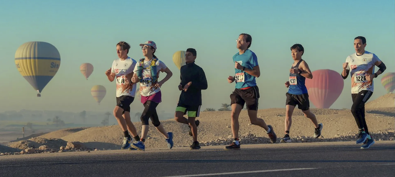 33rd Egyptian Marathon-Luxor event banner