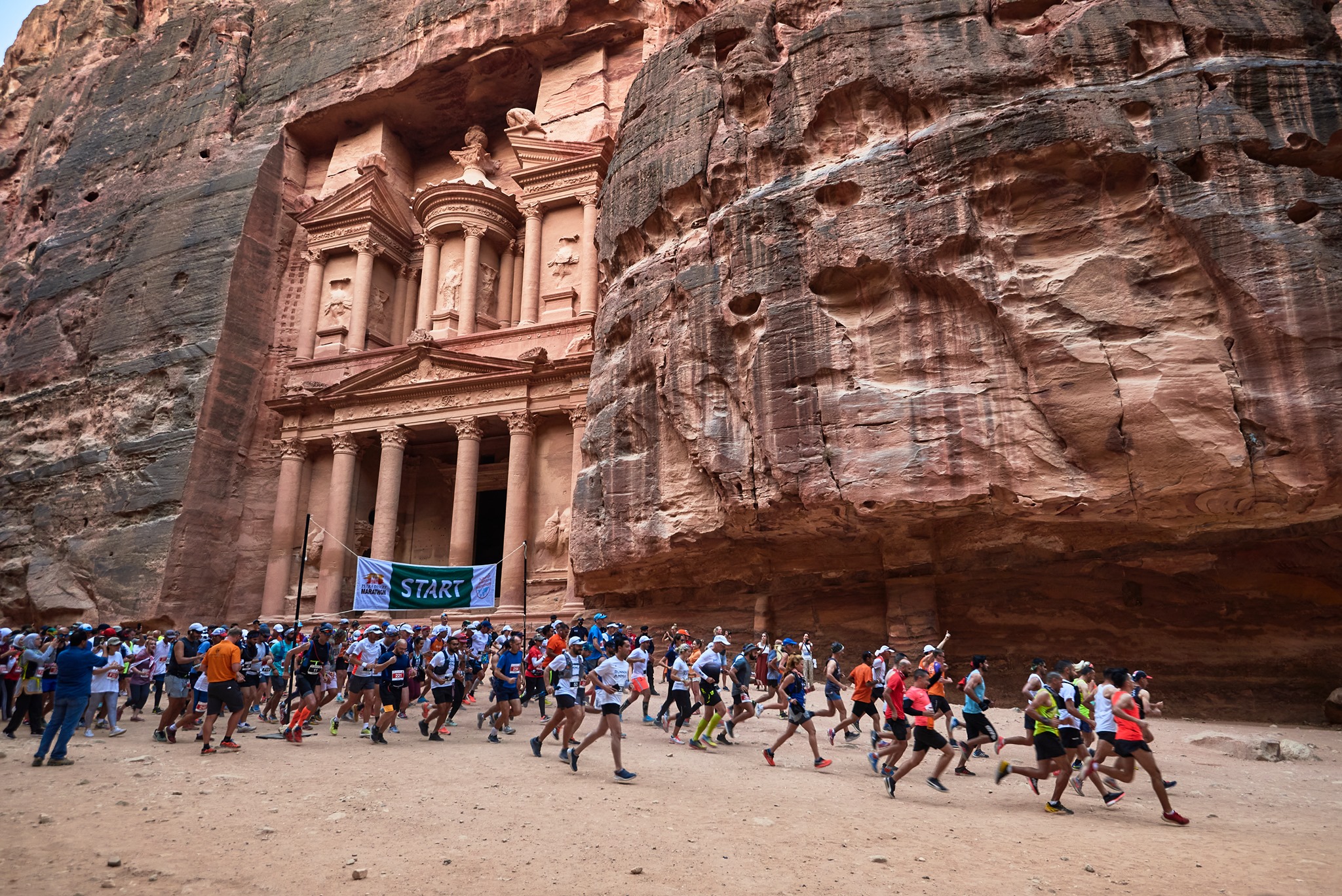 Petra Desert Marathon event banner
