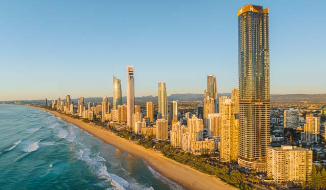 Gold Coast T100 Triathlon event banner