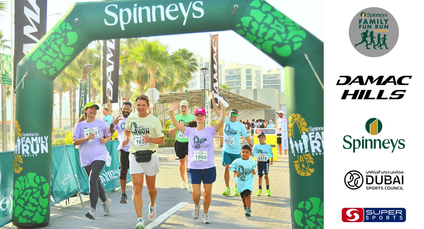 Spinneys Family Run – DAMAC Hills event banner