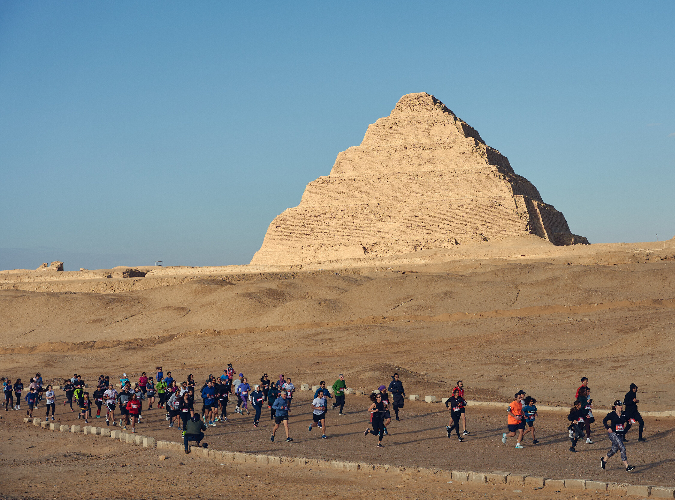 Saqqara Half Marathon event banner