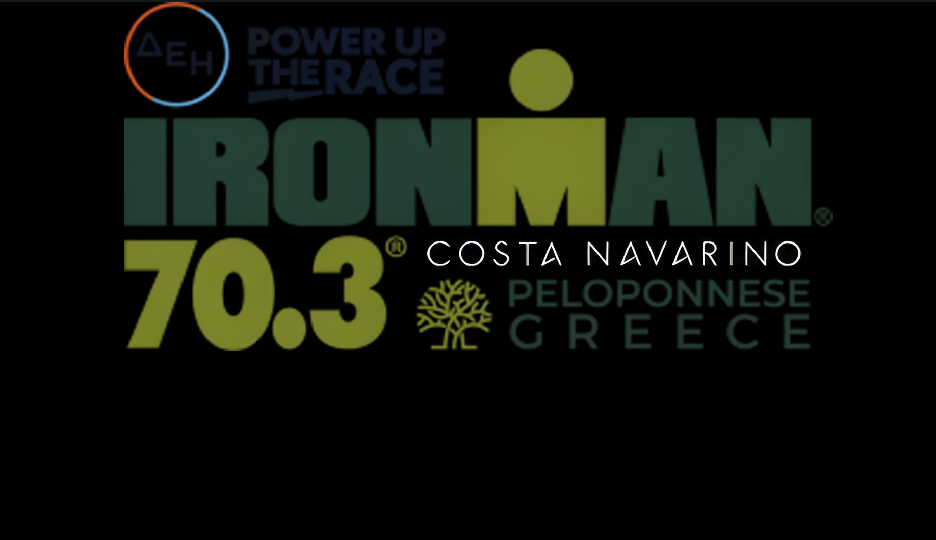 IRONMAN 70.3 Costa Navarino, Peloponnese, Greece event banner