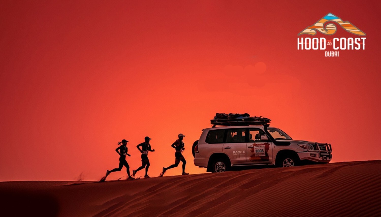 Hood to Coast Dubai 2026 event banner
