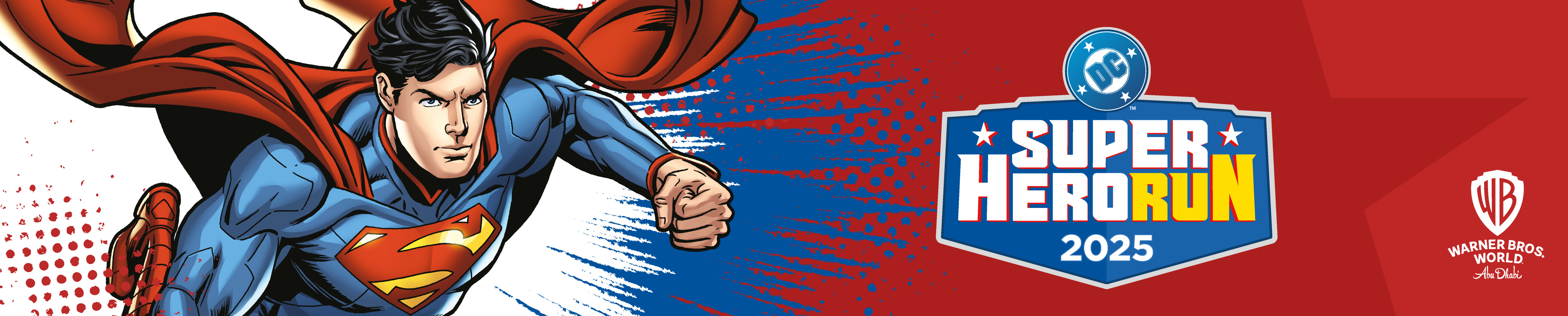 Superhero Run event banner