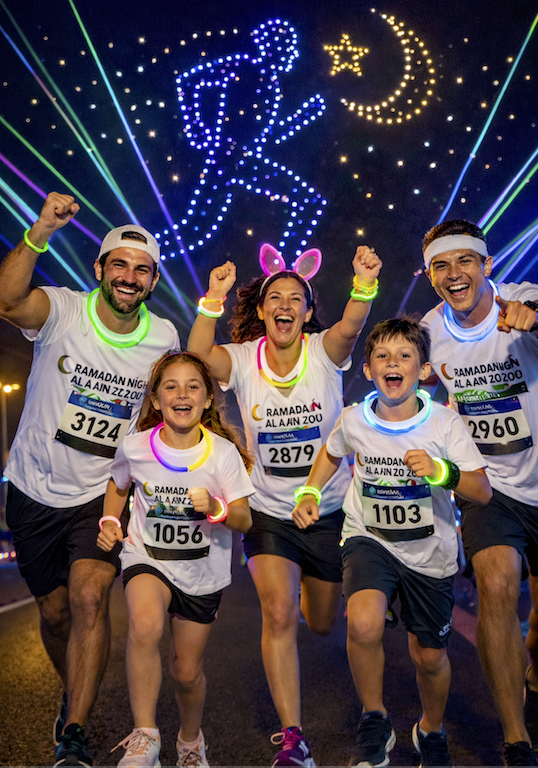 Ramadan Night Al Ain Zoo Glow Run gallery image