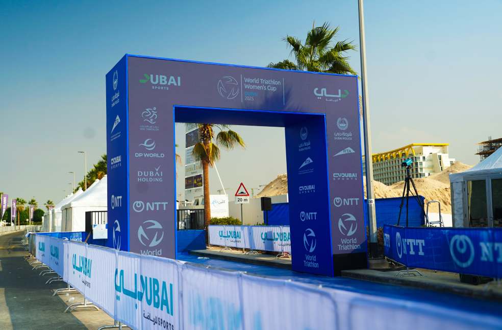 2026 World Triathlon Women's Cup Dubai event banner