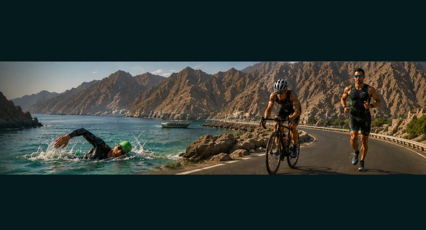 Oman Triathlon Championship series 3 -Qantab event banner