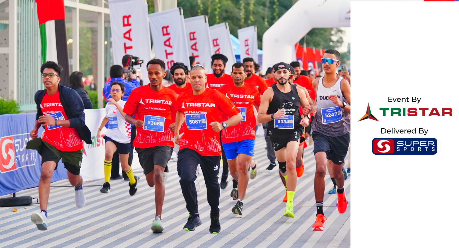 Tristar Half-Marathon 21km, 10km,5km & 3 km event banner