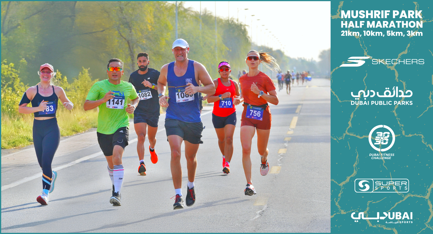 Mushrif Park Run: 21.1km/10km/5km/3km event banner