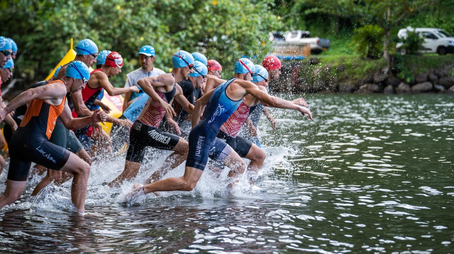 XTERRA Tahiti Triathlon event banner
