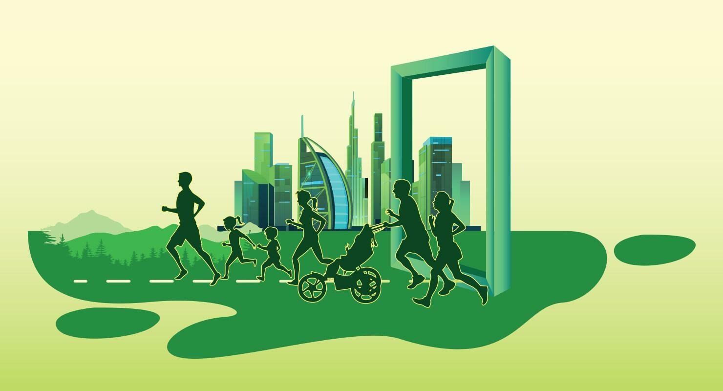 Dubai Investments Green Run 2027 - 3KM and 5KM event banner