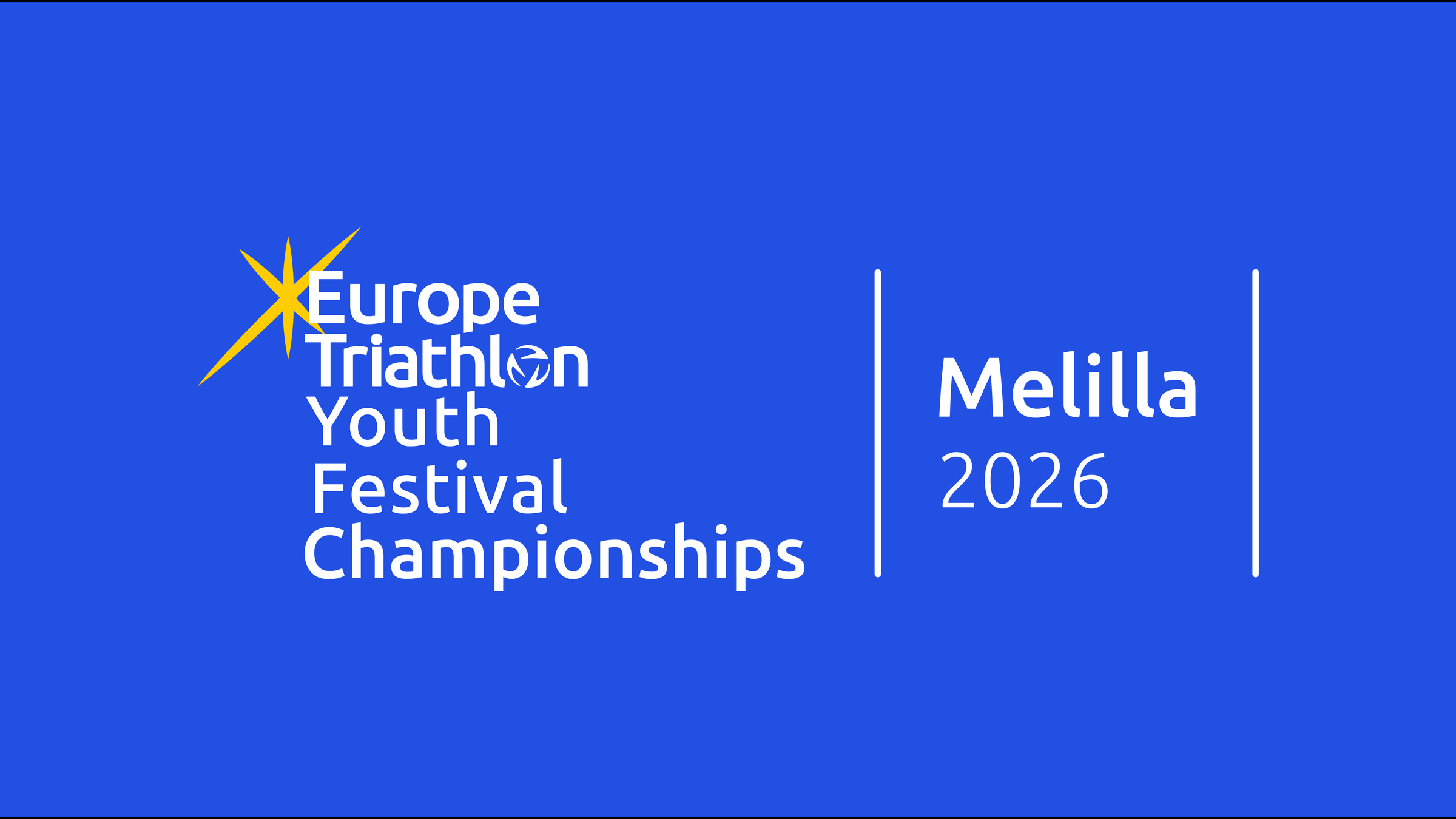 2026 Europe Triathlon Youth Championships Melilla event banner