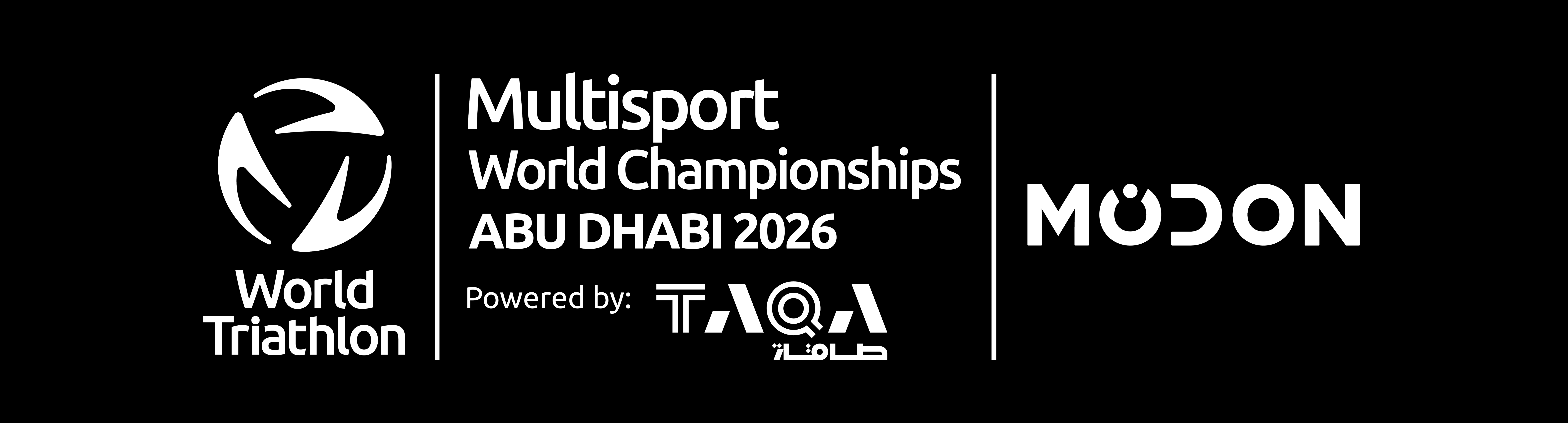 2026 World Triathlon Multisport Championships Abu Dhabi event banner