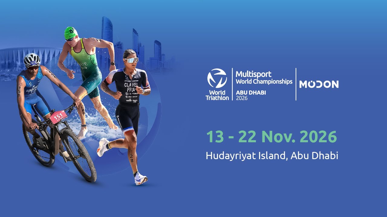 2026 World Triathlon Championship Series Abu Dhabi event banner