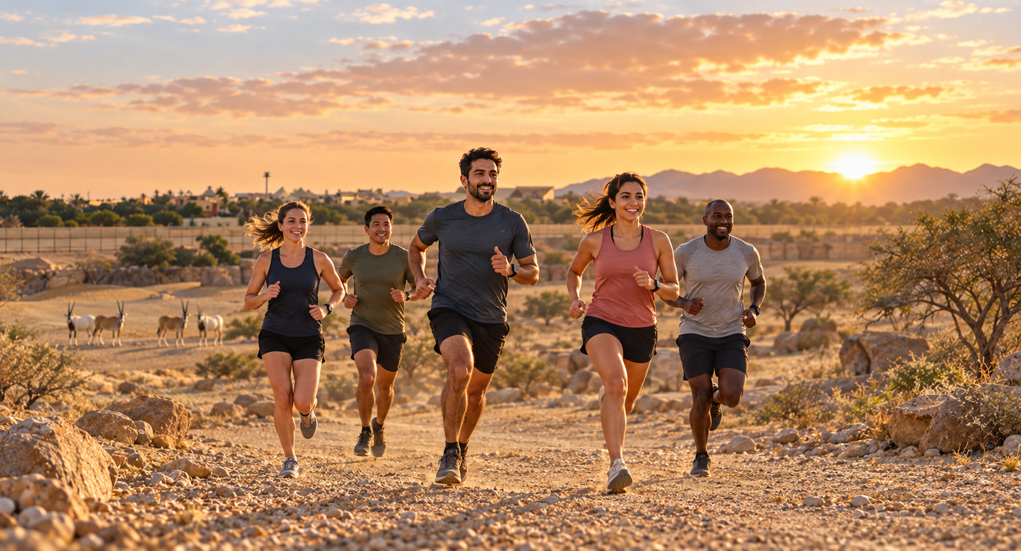 Al Ain Zoo Cross Country event banner