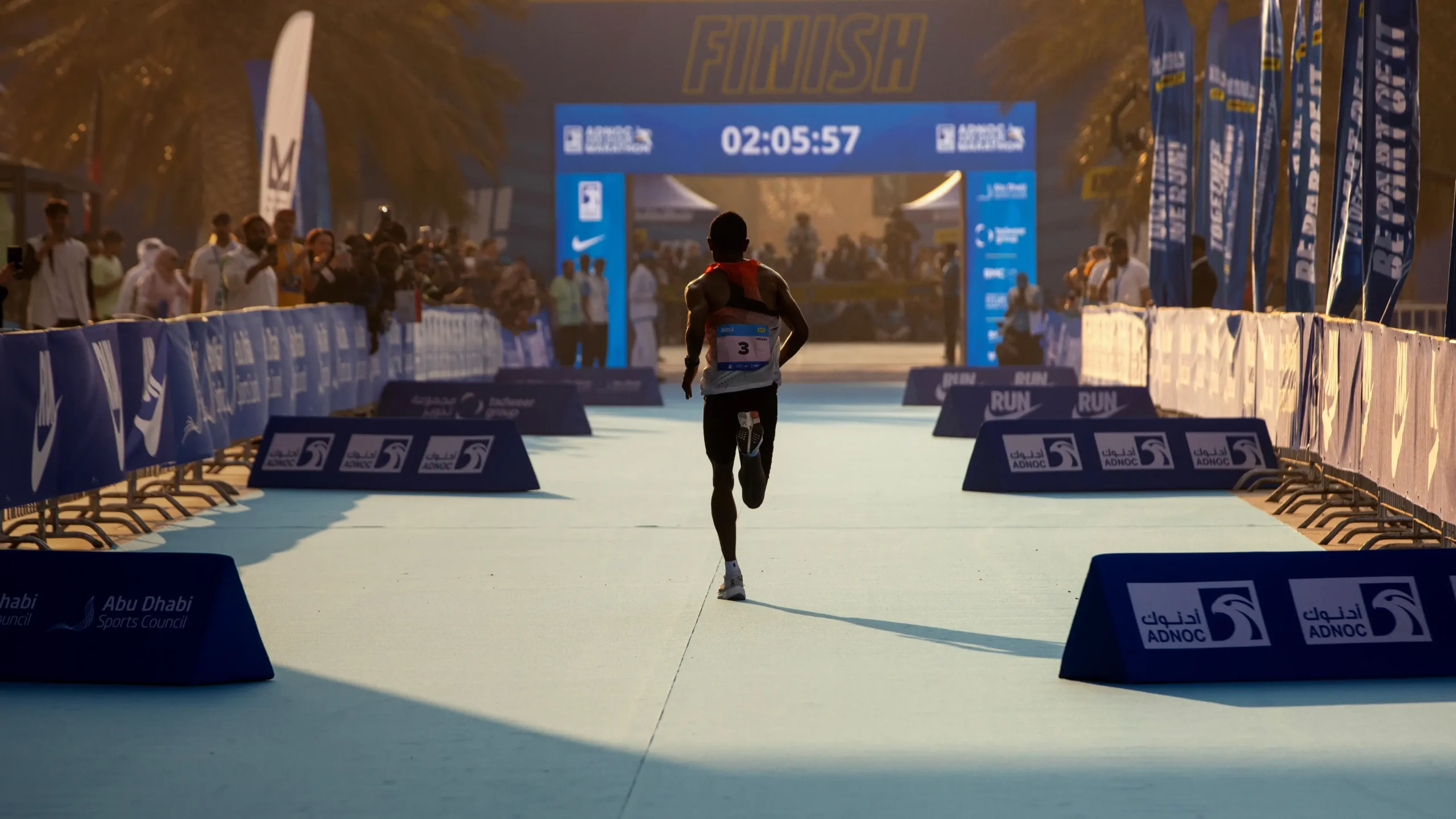 ADNOC Abu Dhabi Marathon 2026 event banner