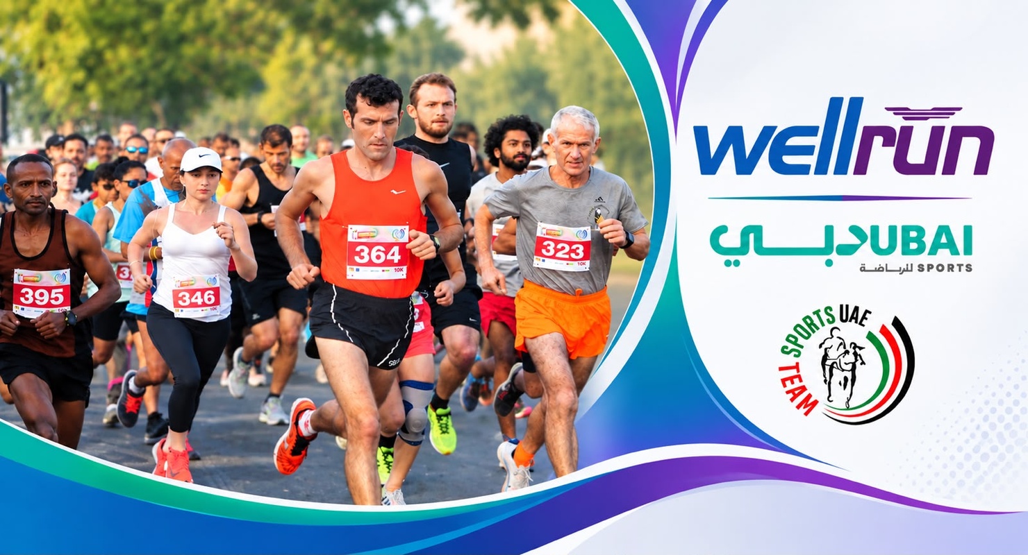 Wellrun 10k 5k 3k 1k event banner