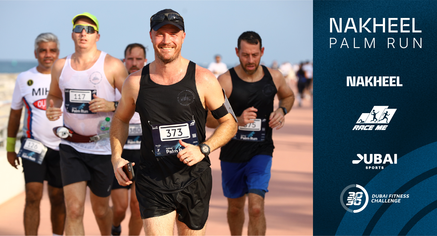Nakheel Palm Run event banner