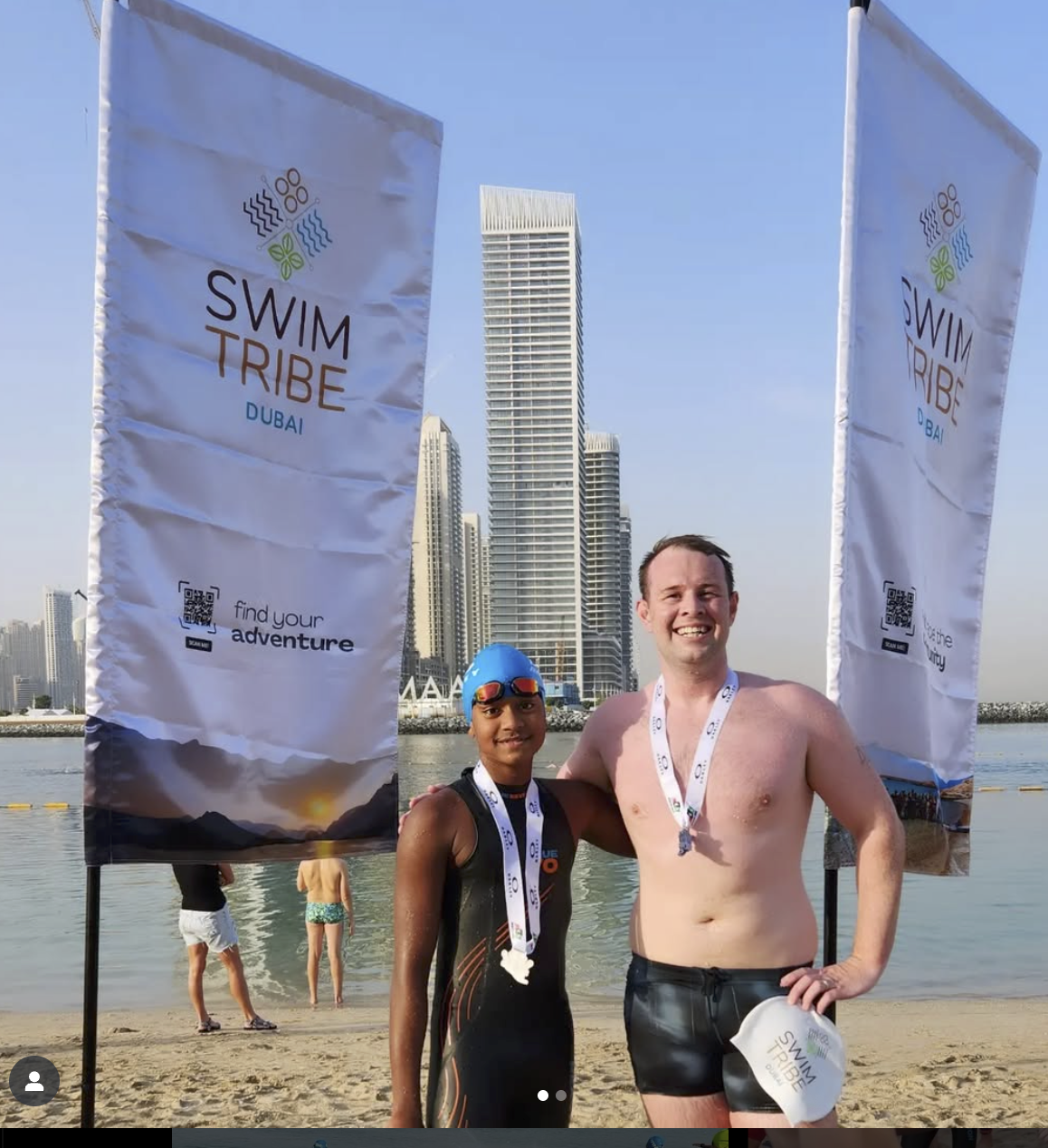 SwimTribe Dubai banner
